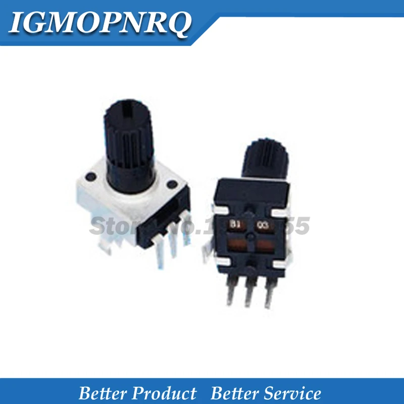 

10pcs RV09 50K 503 vertical round shaft plum long handle 0932 potentiometer RV09 volume potentiometer