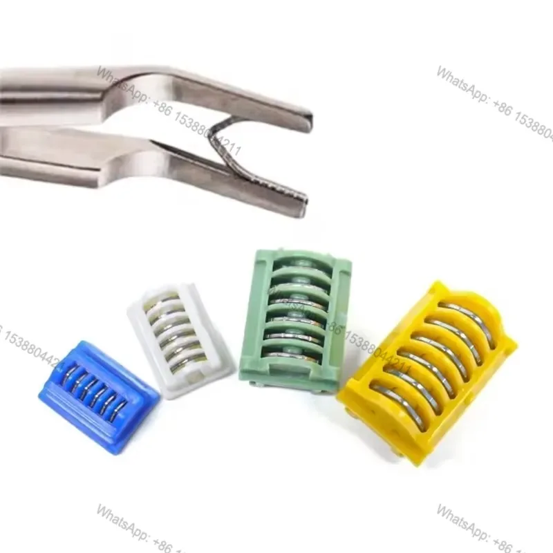 Hot Sale Disposable Titanium Hemoclip Clips Medical Surgery Clips 5 pcs