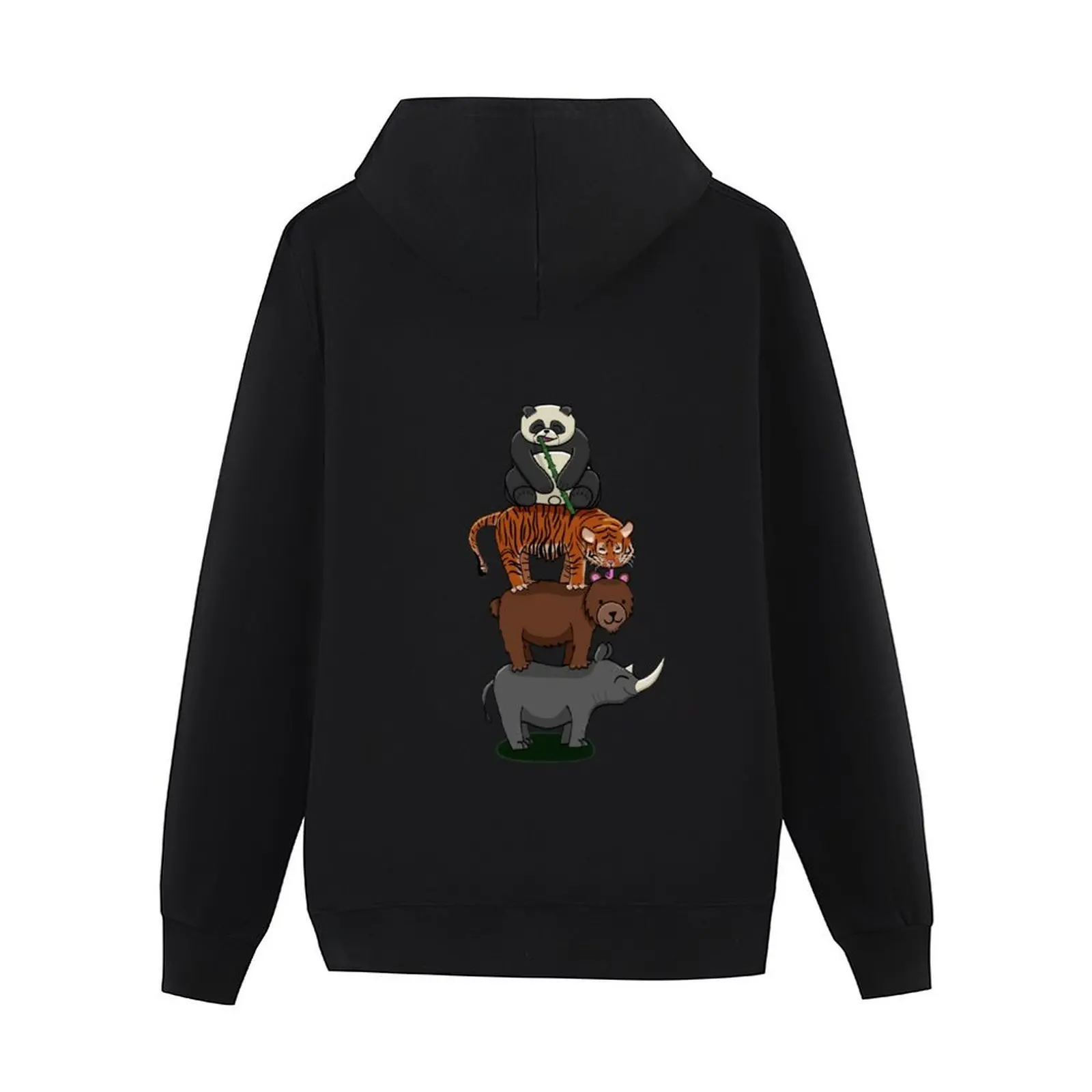 كومة الحيوان هوديي ملابس الشتاء الرجال ملابس الخريف الرجال الملابس النمط الياباني اليابانية هوديي #3