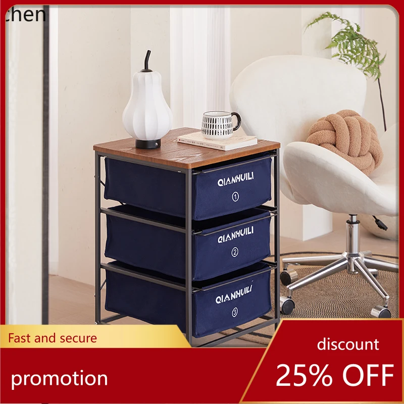 

ZML drawer storage cabinet mobile pulley medieval shelf under table storage box