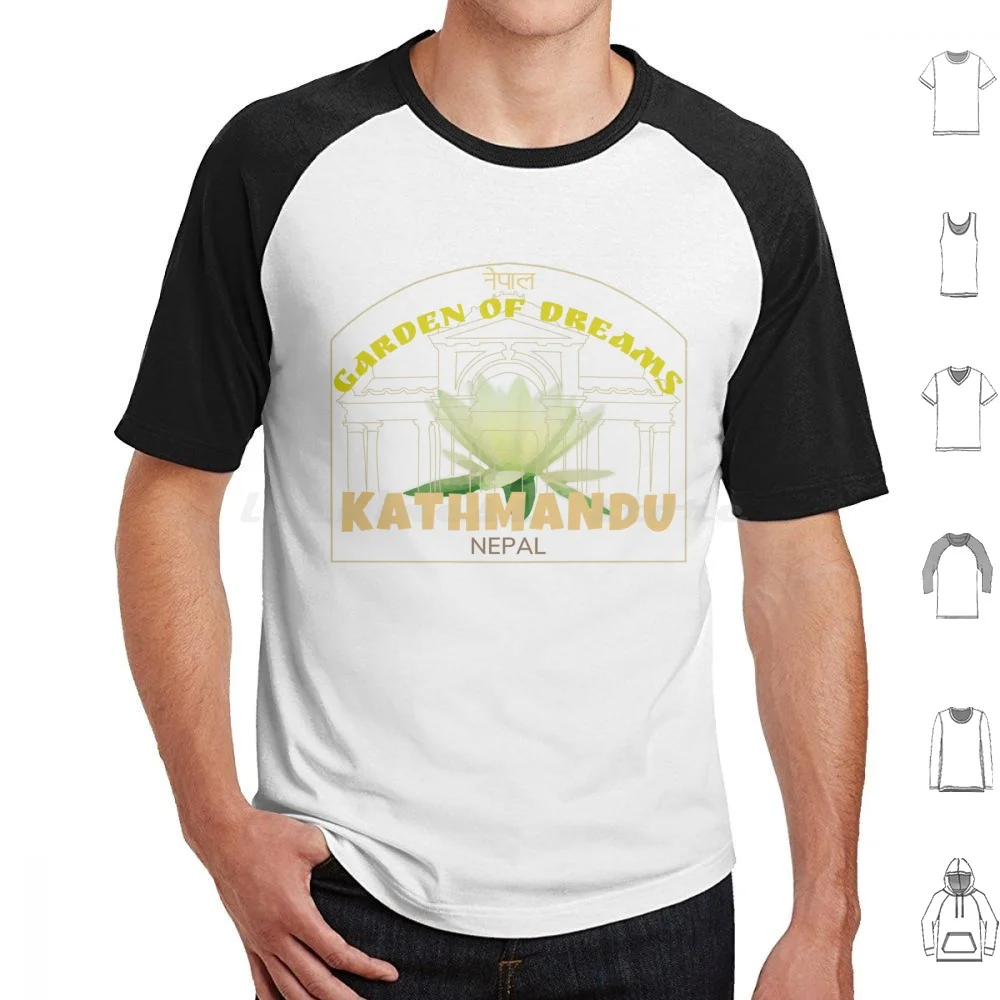 Garden Of Dreams Kathmandu Nepal-Travel And Tourism T Shirt Cotton Men Women DIY Print Kathmandu Nepal Garden Of Dreams