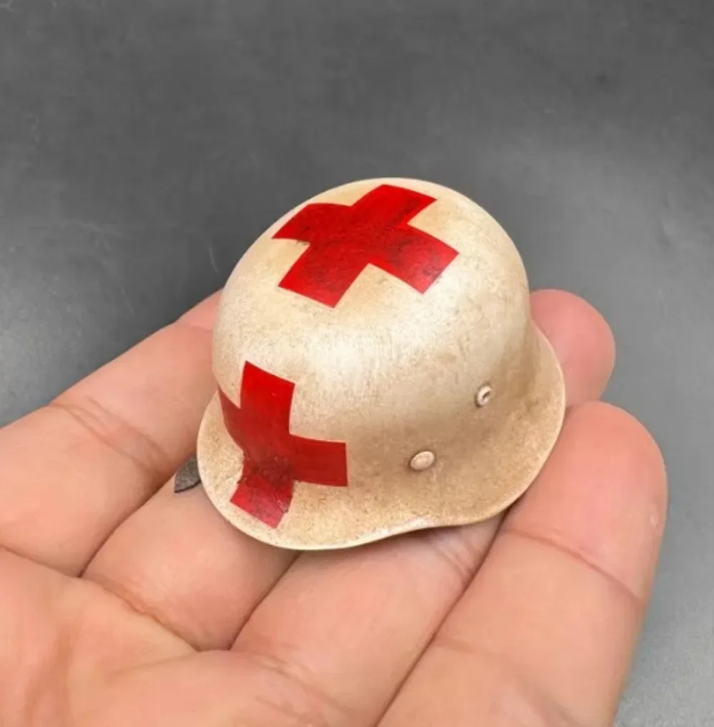 DID D80183 1/6 مقياس خوذة الجندي نموذج لجنود الطب في الحرب العالمية الثانية مقاس 12 بوصة #4