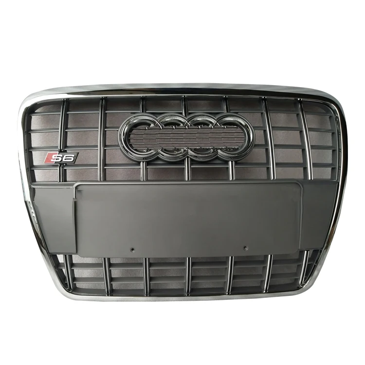 modification automotive parts car grill net plastic particles forA6L changing to S6 honeycomb 2005-2012