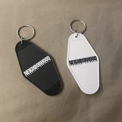 NEIGHBORHOOD STREETWEAR HOTEL KEYCHAIN, BACKPACK ACCESSORIES, TAG HANGING PENDANT