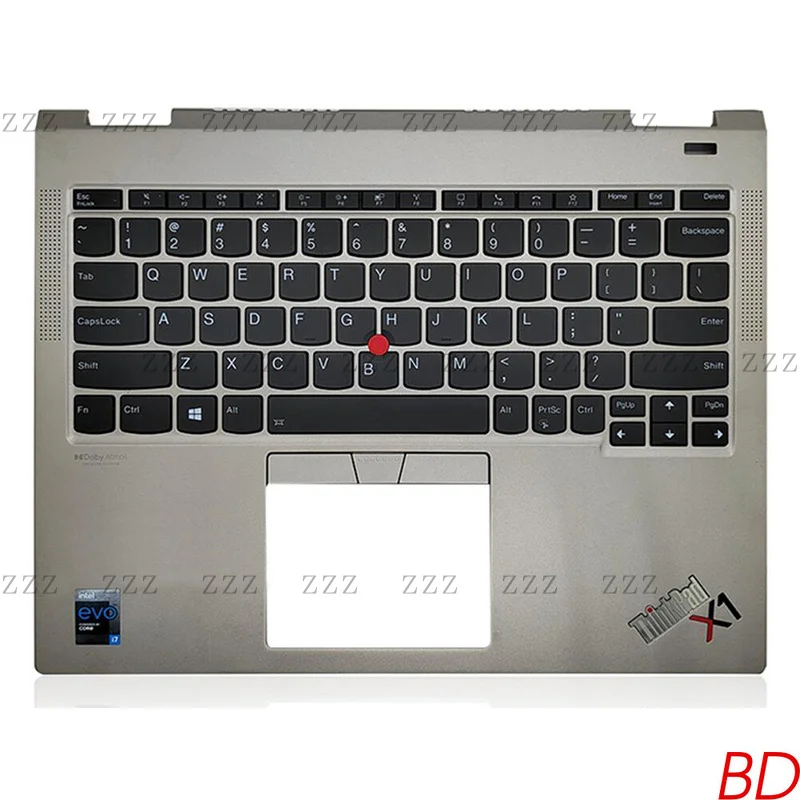 ZZ C Shell With English Keyboard For Lenovo ThinkPad X1 Titanium X1 Ti G1 Palmrest