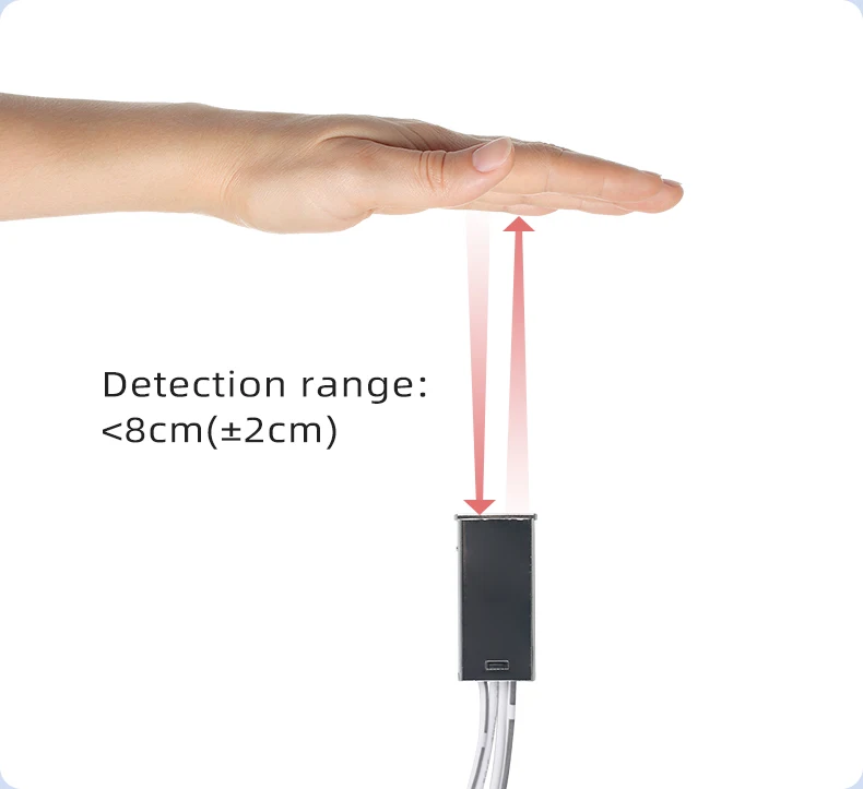 Infrarot-Türsteuerungs-Dimmsensor-Schalter DC12 24V für Schranktür-LED-Licht, automatisches Ein-/Ausschalten des Lichts – Detail 5