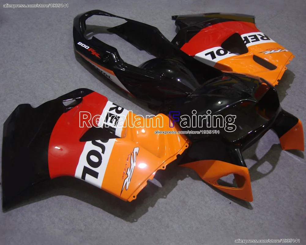 Bodywork Kit For Honda VFR800 98 99 00 01 VFR 800 VFR800RR 1998 1999 2000 2001 VFR 800RR Aftermarket Fairing of Moto