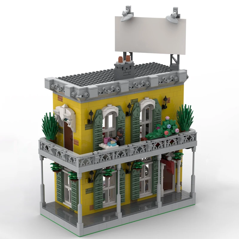 2121 pièces MOC guidage bureau de loi bâtiments modulaires blocs de construction cadeau de noël inspirant bricolage Architecture créative Fans qualifiés