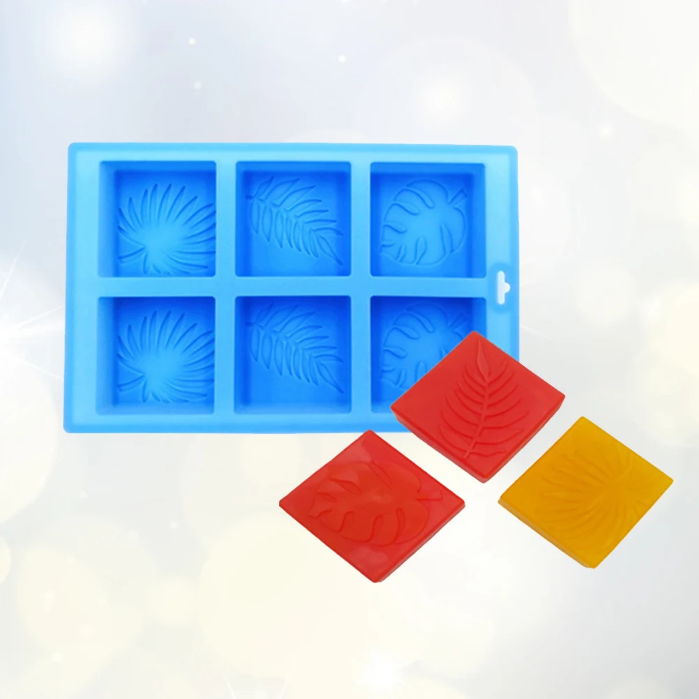 

1PC Flexible Silicone Soap Mold Non-Stick DIY Soap Making Tool Food Grade Cake Chocolate Mold for Home Crafting