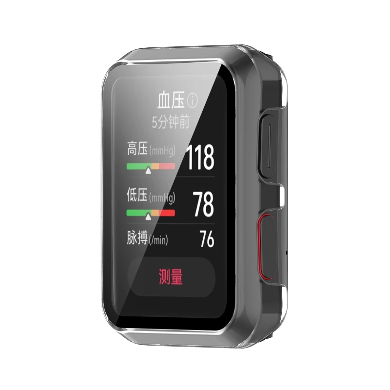 Anti-Scratch ฝาครอบป้องกันกรณีปกป้องหน้าจอ Fit สำหรับนาฬิกา D smartwatch ฟิล์มแก้วสวมใส่ Hard