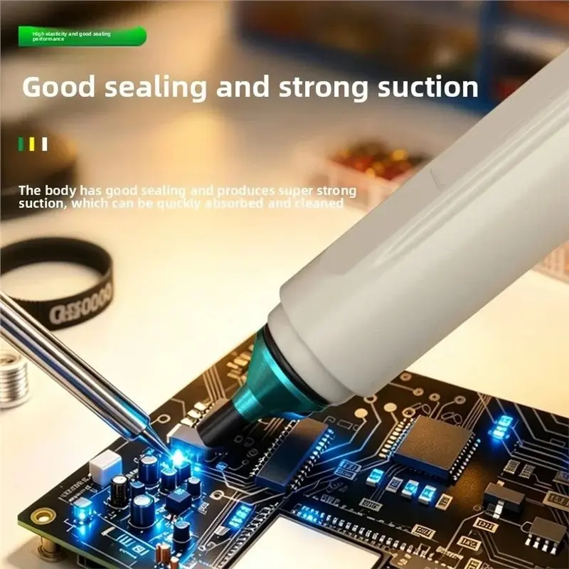 ABMR-Manual Solder Sucker 2Pcs Desoldering Pump Vacuum Tool Strong Suction Heat-Resistant For Electronics Repair DIY