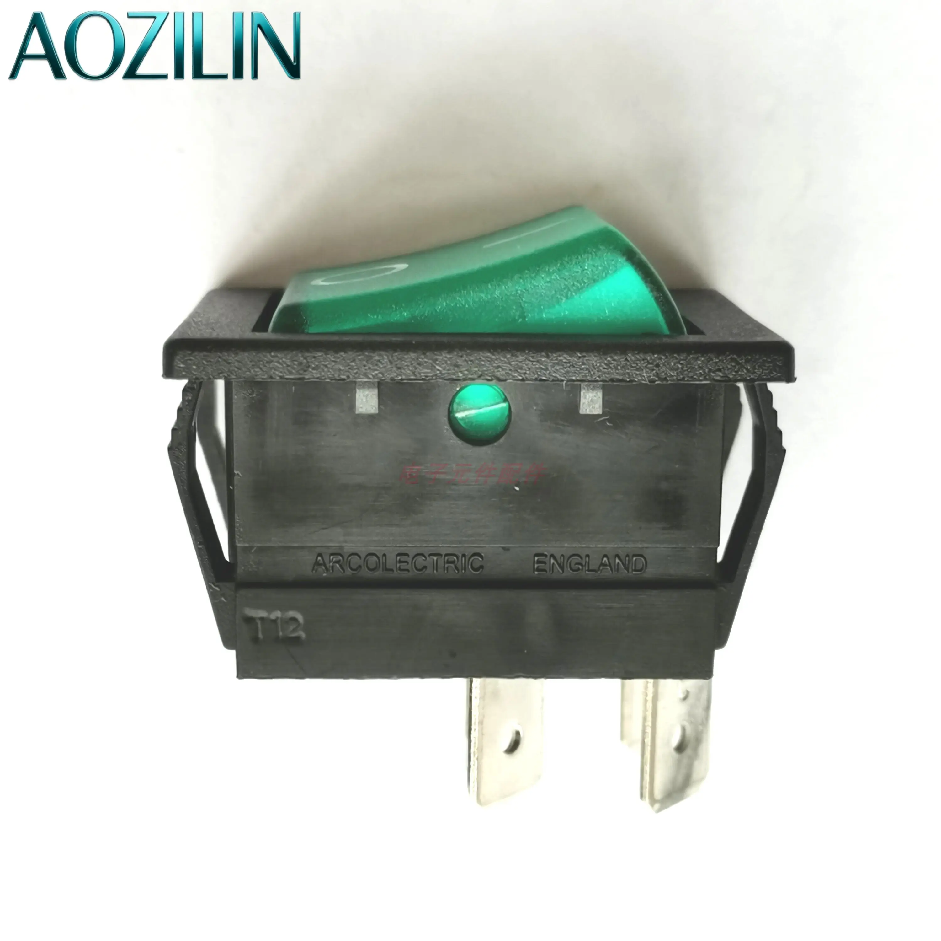 AOZILIN Bulgin ARCOLECTRIC Series Rocker Switch C1553AL C1353AA C1350AB Panel Mount Electrical Power Switch
