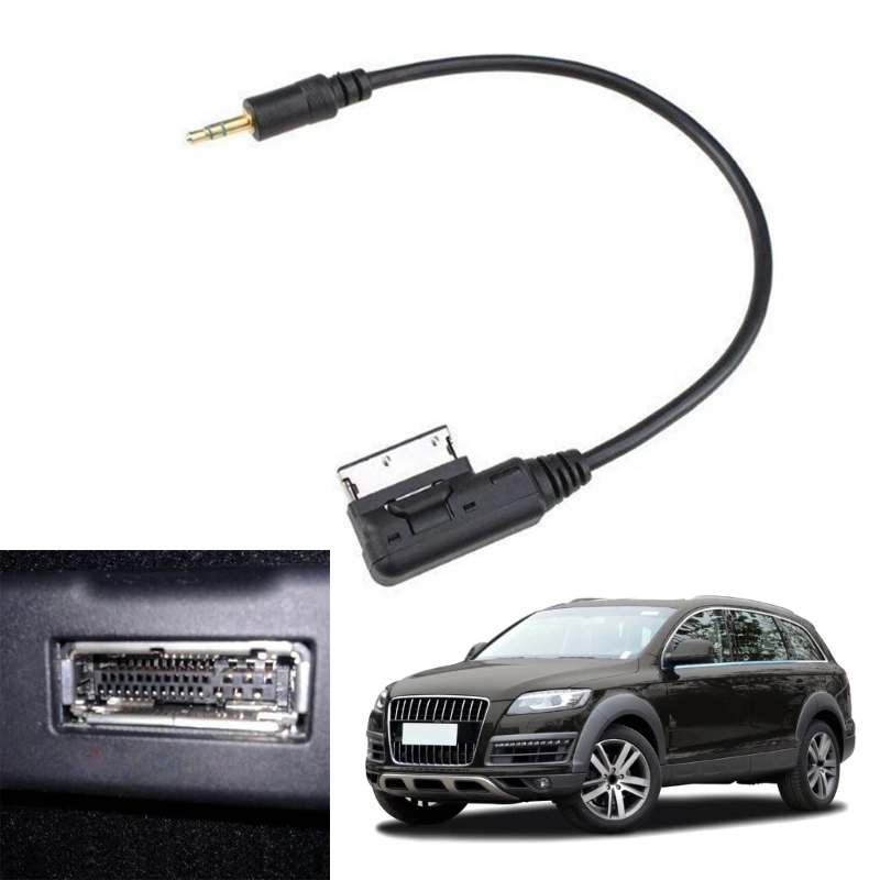 Interface AMI to 3.5mm Male Plug Radio AUX Adapter Cable Car Interior Radio Conversion Cable