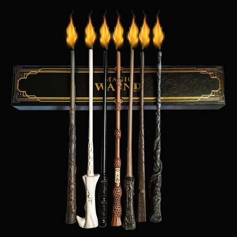 Anime Cosplay Flamethrower Wand Lighter Flame Prop Magician Professional Accessories Holiday Gifts Exquisite Gift Box Packaging - Image 3