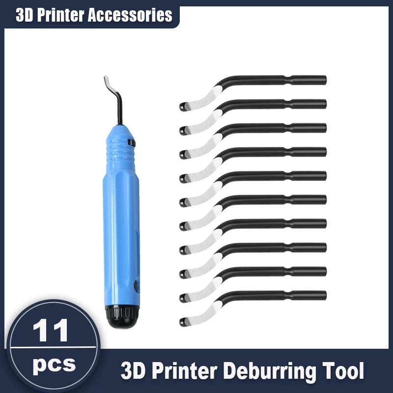 Couteau grattoir pour imprimante 3D, outil d’ébavurage et de découpe de modèles en matériau PLA PETG, accessoire pour imprimante 3D