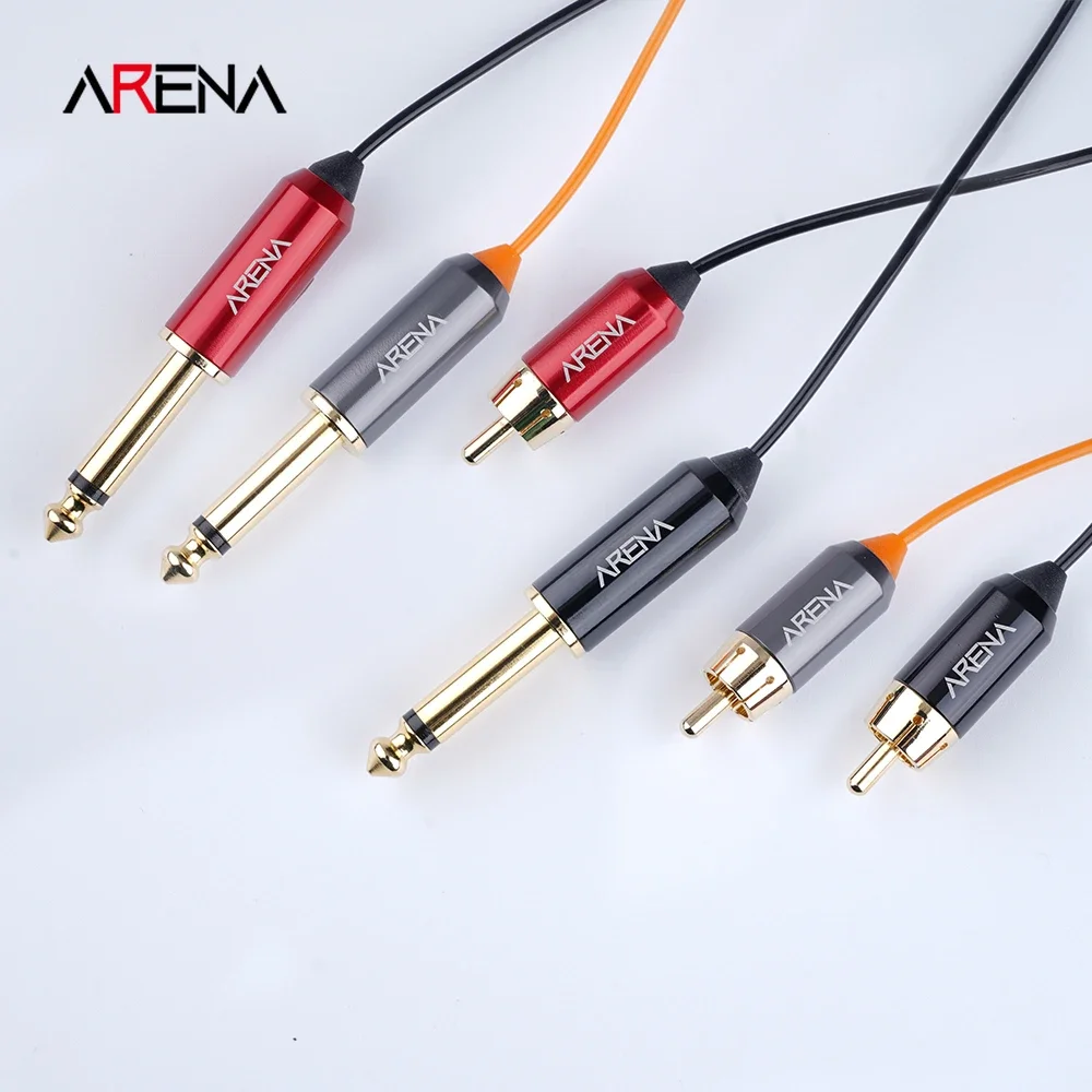 Arenahawk Silicone RCA Cable High Quality Length 2m Diameter 2mm Tattoo Clip Cord for Tattoo Machine with RCA Interface