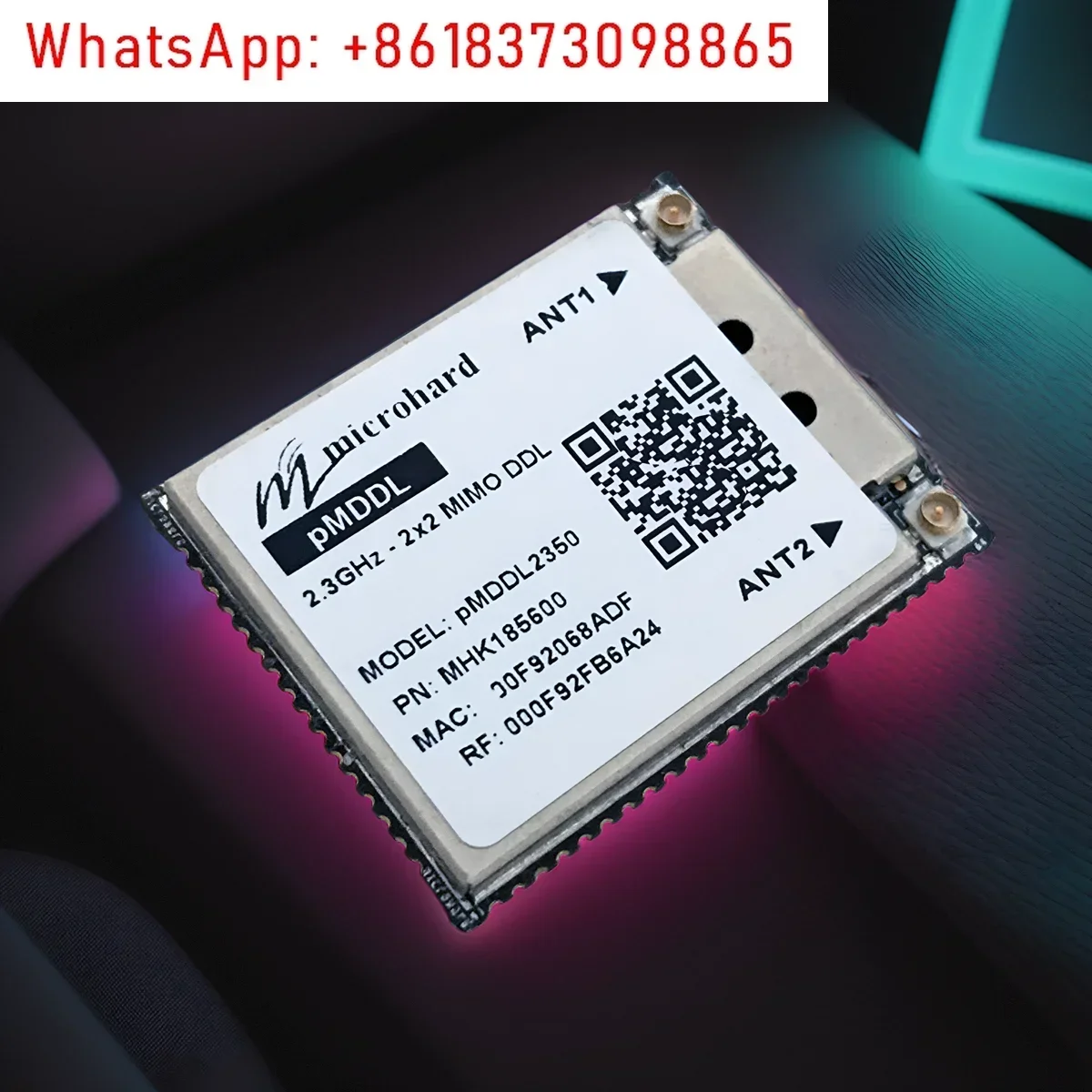 Microhard PMDDL2350 network port connected to camera serial port data transmission integrated wireless module MHK185600