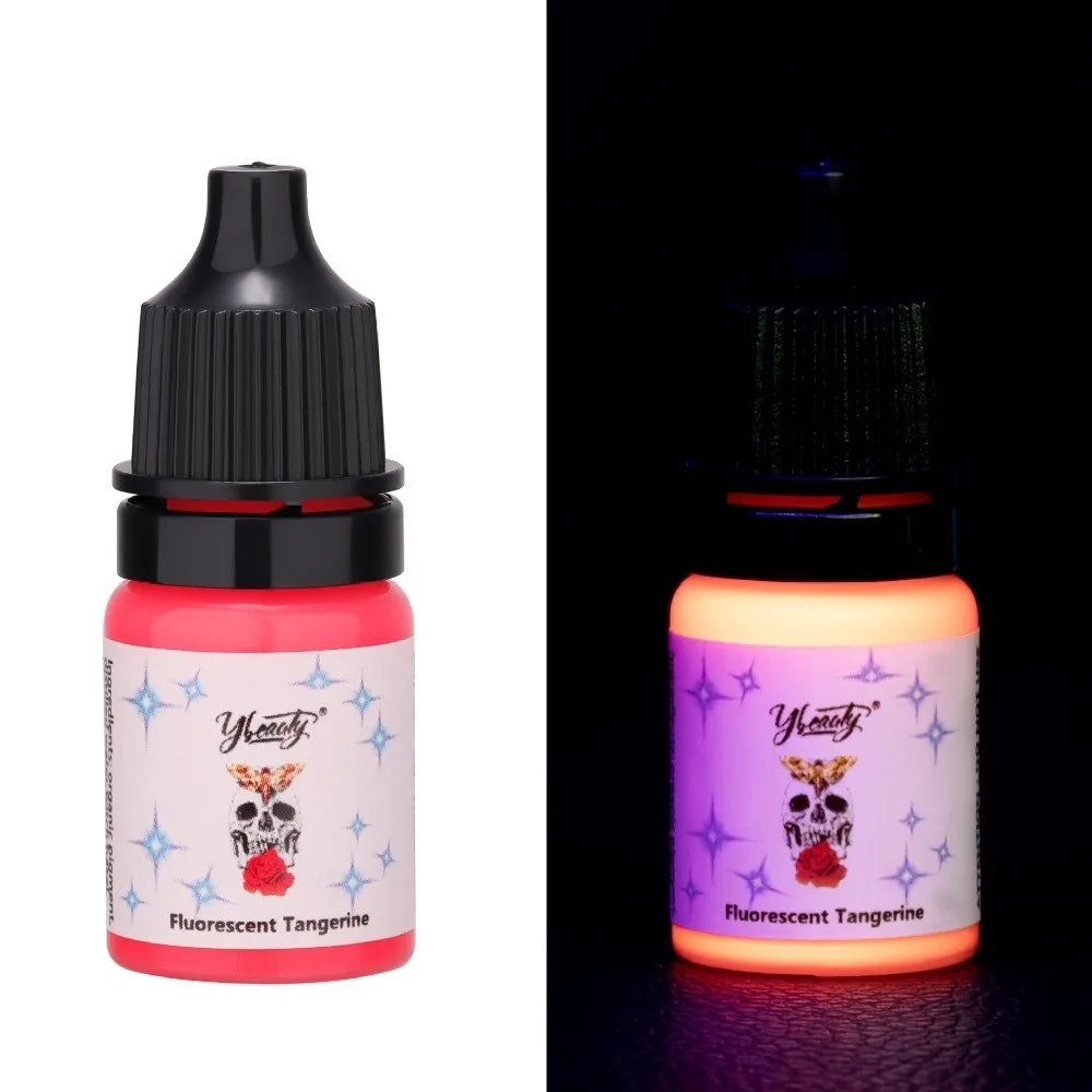 

New 5ml Tattoos Ink Fluorescent Body Art Tattoo Tattoo Ink Pigment Professional Multi-Color Tattoo Paints Tattoo Studio