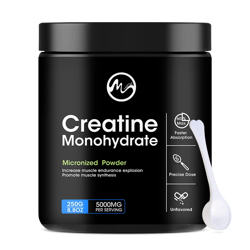 Creatine Monohydrate Enhance Muscle Strength Sports Dietary Supplements for Workout Muscle Building Cellular Energy GMP