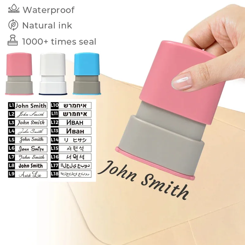 

Custom Kid Name Brand Company Name Logo Teacher Leader Signature Child Cloths Contract Selfing-inking Stamp Available Refillable