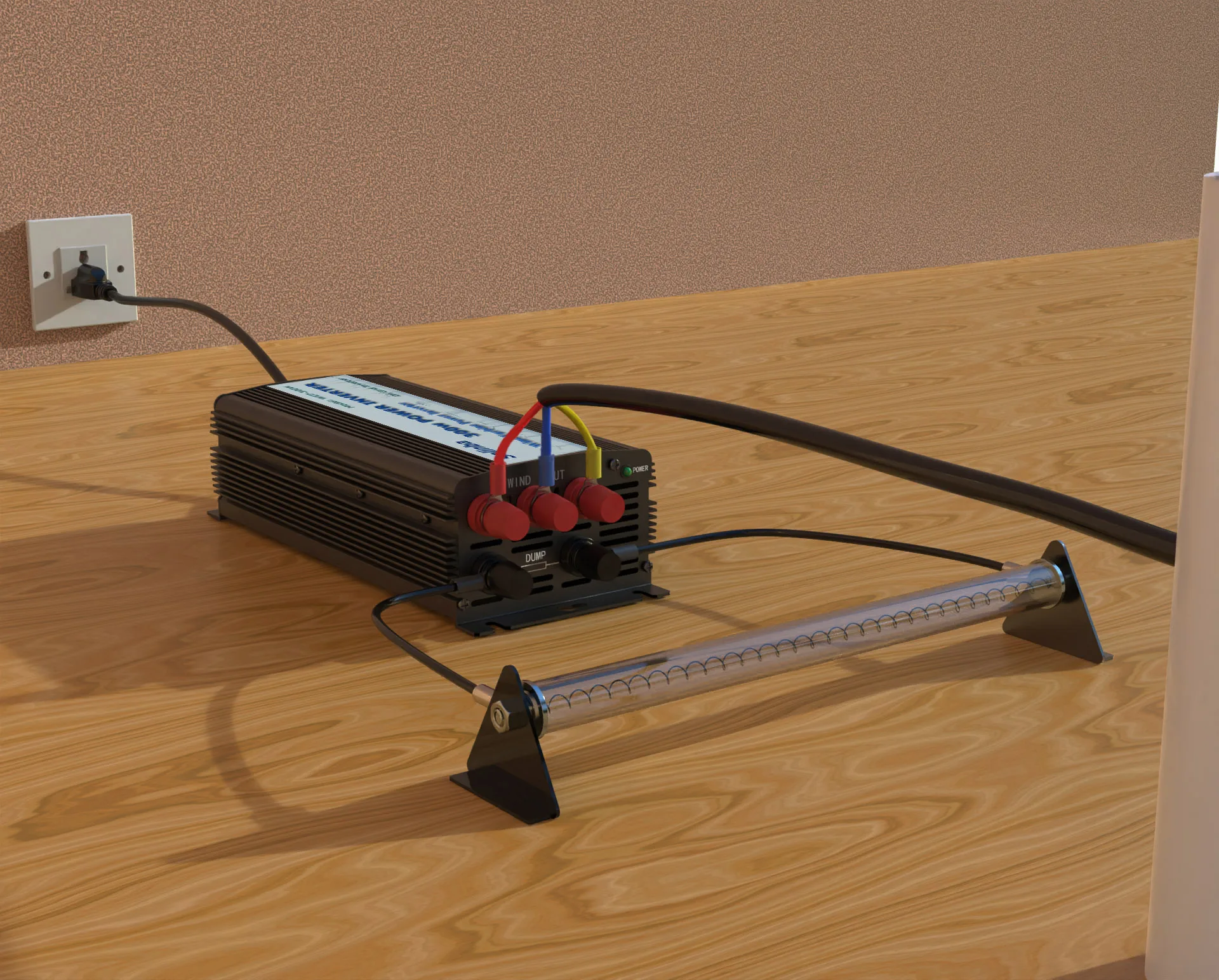 Imagem -05 - Grid Tie Inverter Generator 600w para Turbina Eólica 24v dc 2460v para Ac180260v com Power Meter Resistência de Travagem