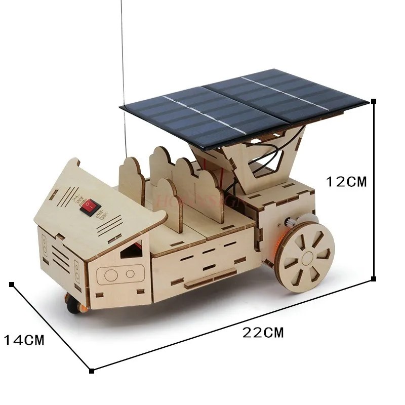 

1 комплект материалов ручной работы для учащихся начальной и средней школы, технологические работы, солнечная машина с дистанционным управлением,