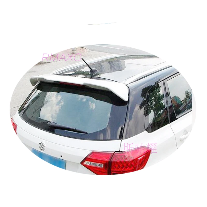 For SUZUKI VITARA Spoiler 2014-2017 VITARA SPOILER High Quality ABS Material Car Rear Wing Primer Color Rear Spoiler