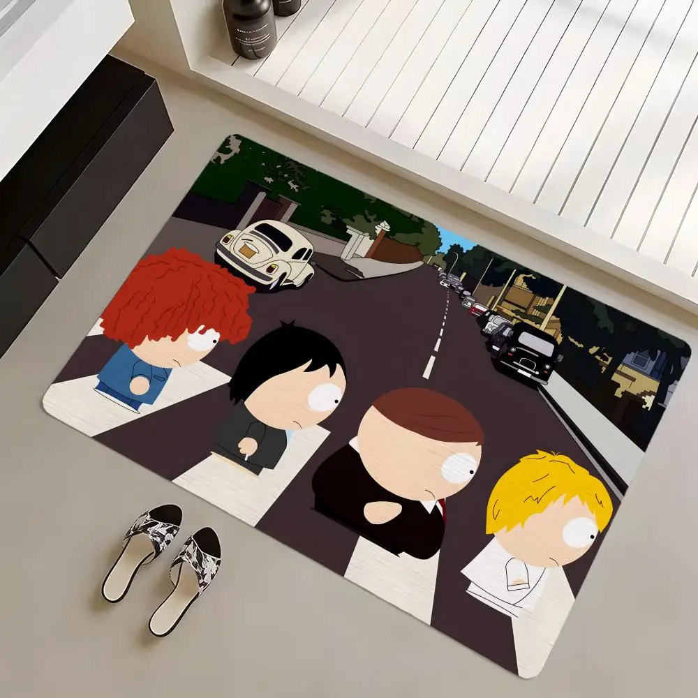 Floor Mat Diatomite Bath Mat, Quick Dry, Absorbent, Multi-Scene Mat Anime S-South P-Park