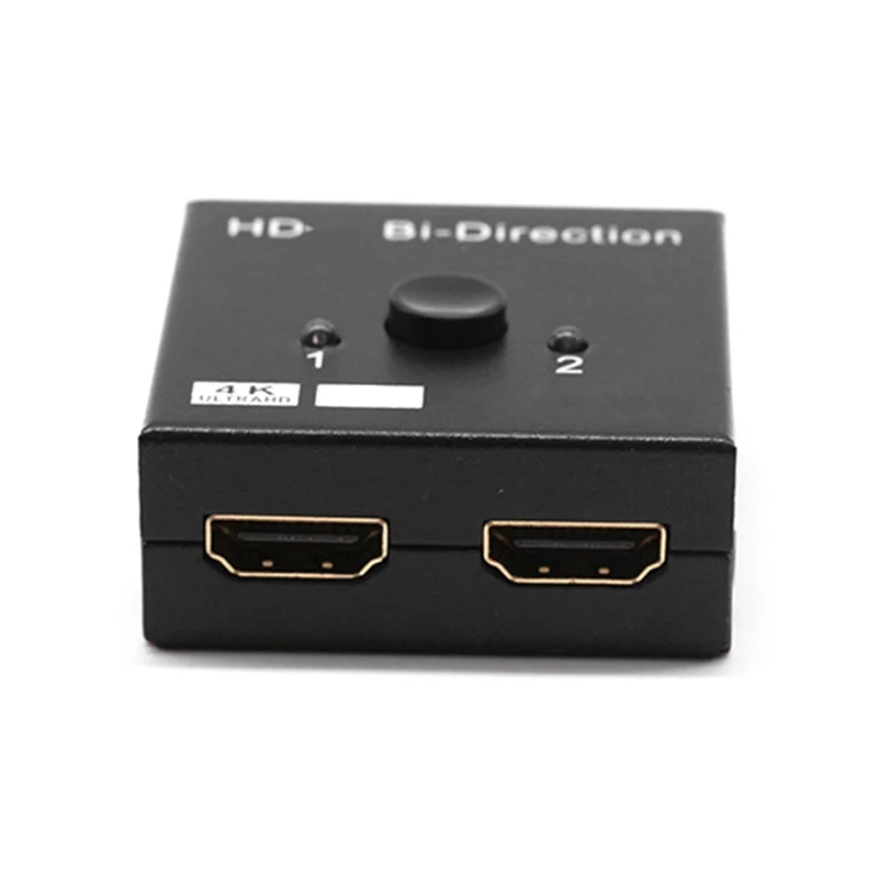 4K 2 Into 1 Out 1 Into 2 Out HDMI-Compatible Converter Computer Projection to Tv Adapter for HD Signal Products