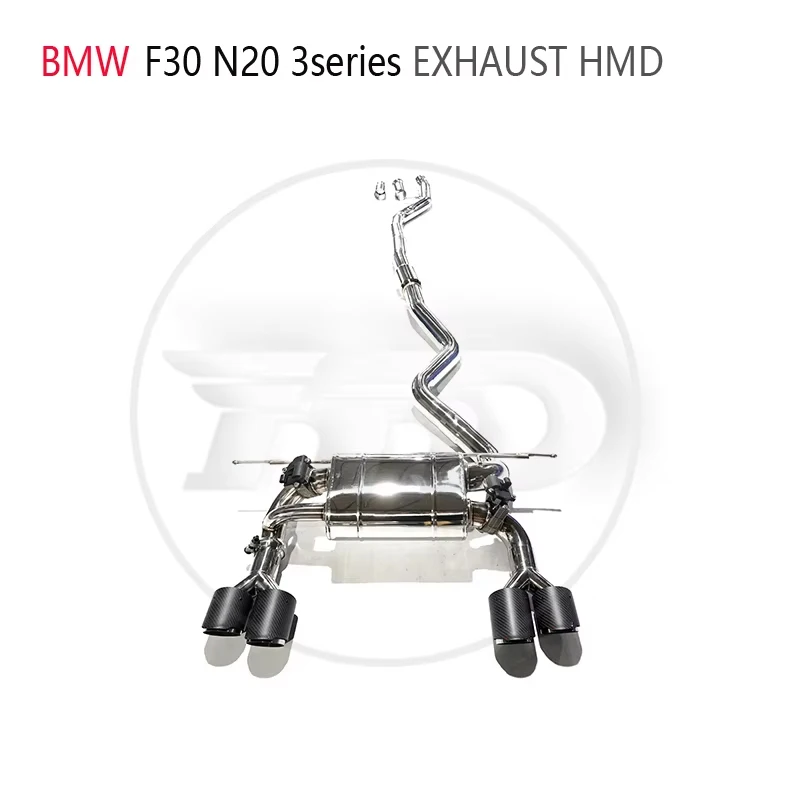 

HMD Exhaust Catback для BMW 320i 328i F30 F31 F35 N20 3 серии 2.0T SS304 Наконечники глушителя электронного клапана Точная посадка Высокое качество