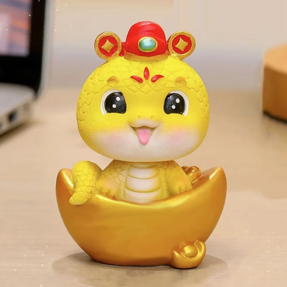 Salvadanaio serpente zodiaco di grande capacità Salvadanaio portatile Zodiaco serpente Barattolo di soldi Scatola di immagazzinaggio moneta serpente simpatico cartone animato