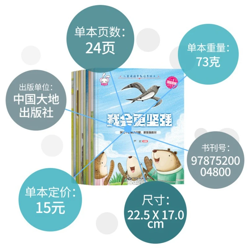 Children's Emotional Early Education Cultivation Picture Book, Annotated Version, Baby Emotional Intelligence Management