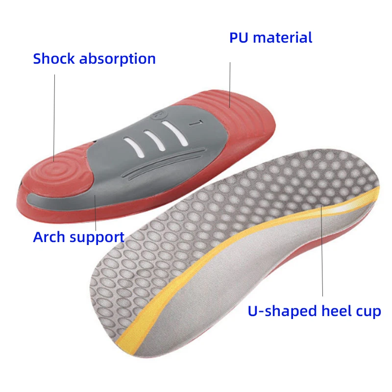 정형외과용 깔창 러닝 아치 서포트 족저근막염 하프 인솔 남녀 공용 운동화용 삽입형 & 깔창 액세서리