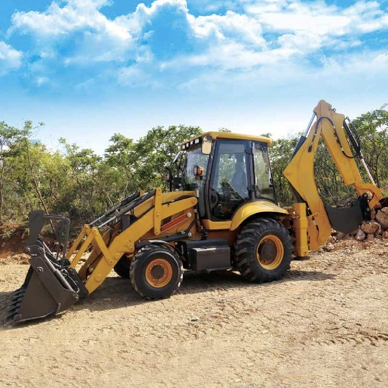 Factory Direct Two Busy Loaders Agriculture Construction Hydraulic 4x4 Backhoes Loader New Multifunctional Backhoe Loader