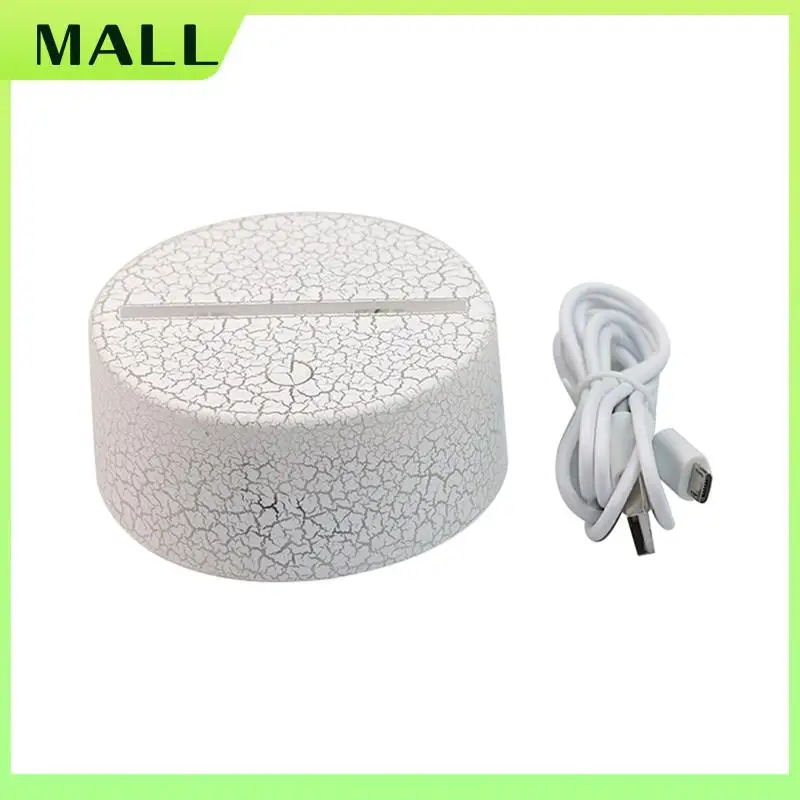 MALL Crack Base LED Night Light Atmosfera Lâmpada de mesa com sensor de base de toque para decoração de quarto e presentes