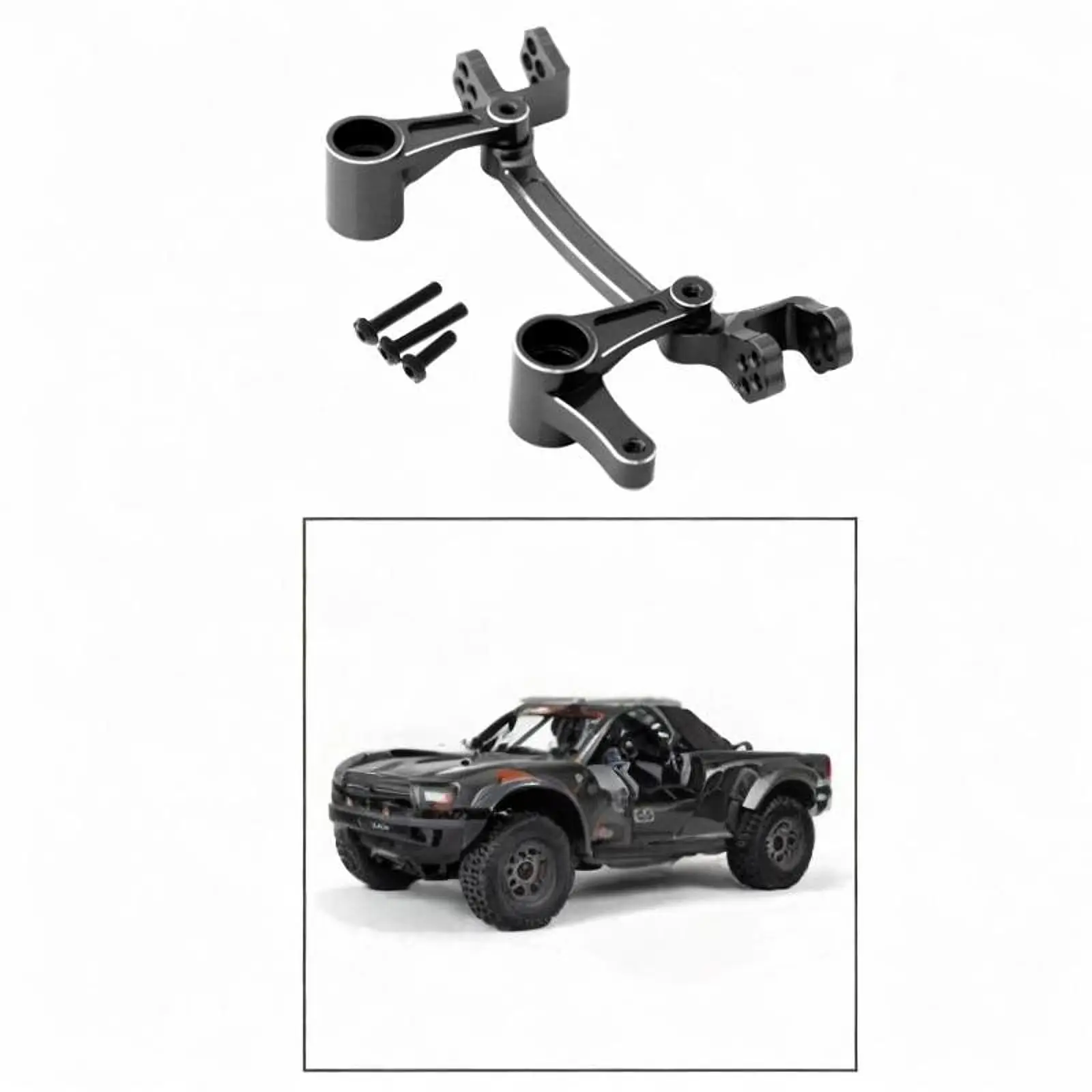 Steering Group Front Chassis Upgrade Part RC Car Model Car Accessories RC Car Replacement Replacement Easy Installation
