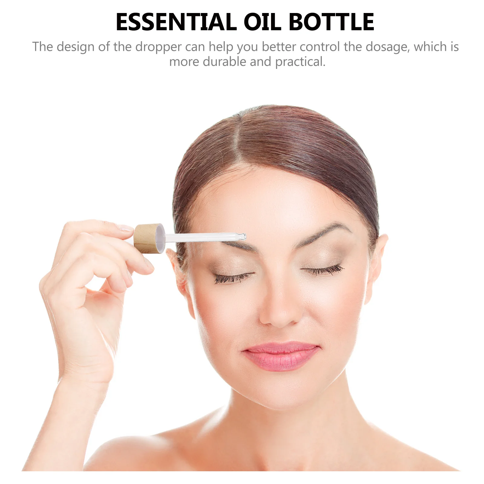 2 個の空のサンプルボトルエッセンシャルオイルドロッパーガラス液体容器ミニ詰め替え可能な香水ローション収納ポータブル