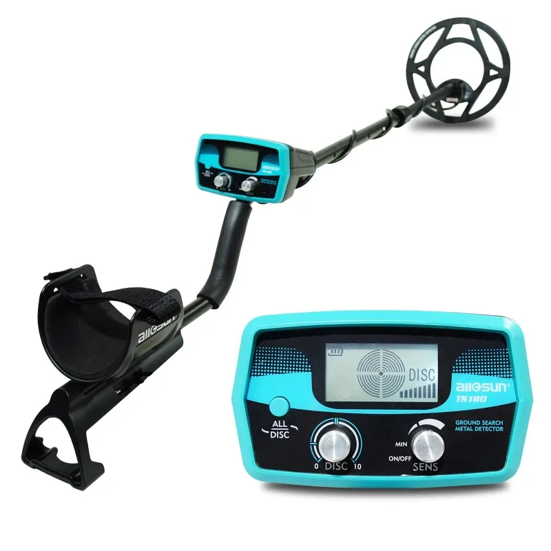 

Metal Adult Detector Beginner Gold Silver Finder Handheld 9 Inch Water Proof Search Coil Underwater,2 Modes