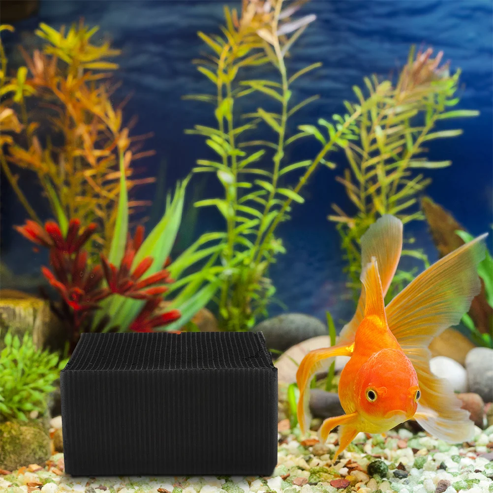 

2Pcs Activated Carbon Filter Media Compact Design Practical Use for Various Aquariums Efficient Water Purification Reusable Home