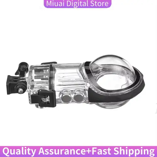 Estuche de buceo para Insta360 X3 Estuche impermeable invisible, 360 °   Accesorio para cámara panorámica, estuche de buceo con 40 m de profundidad-A74Z