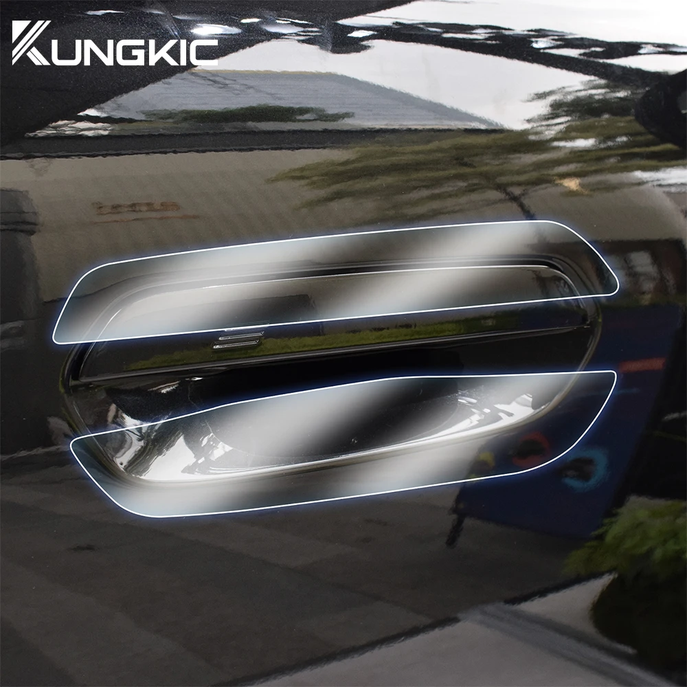 TPU for Mini Cooper Electric E SE J01 EV 2024 2025 Car Door Bowl Handle A Pillars Anti-scratch Sticker Clear Sticker Film - view 5