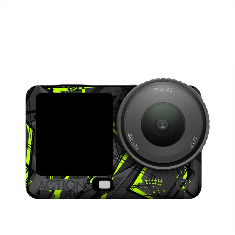 for dji osmo action 6 Action Camera PVC Sticker Protective Film Cover Scratch-proof Decal Removable Skin Wrap