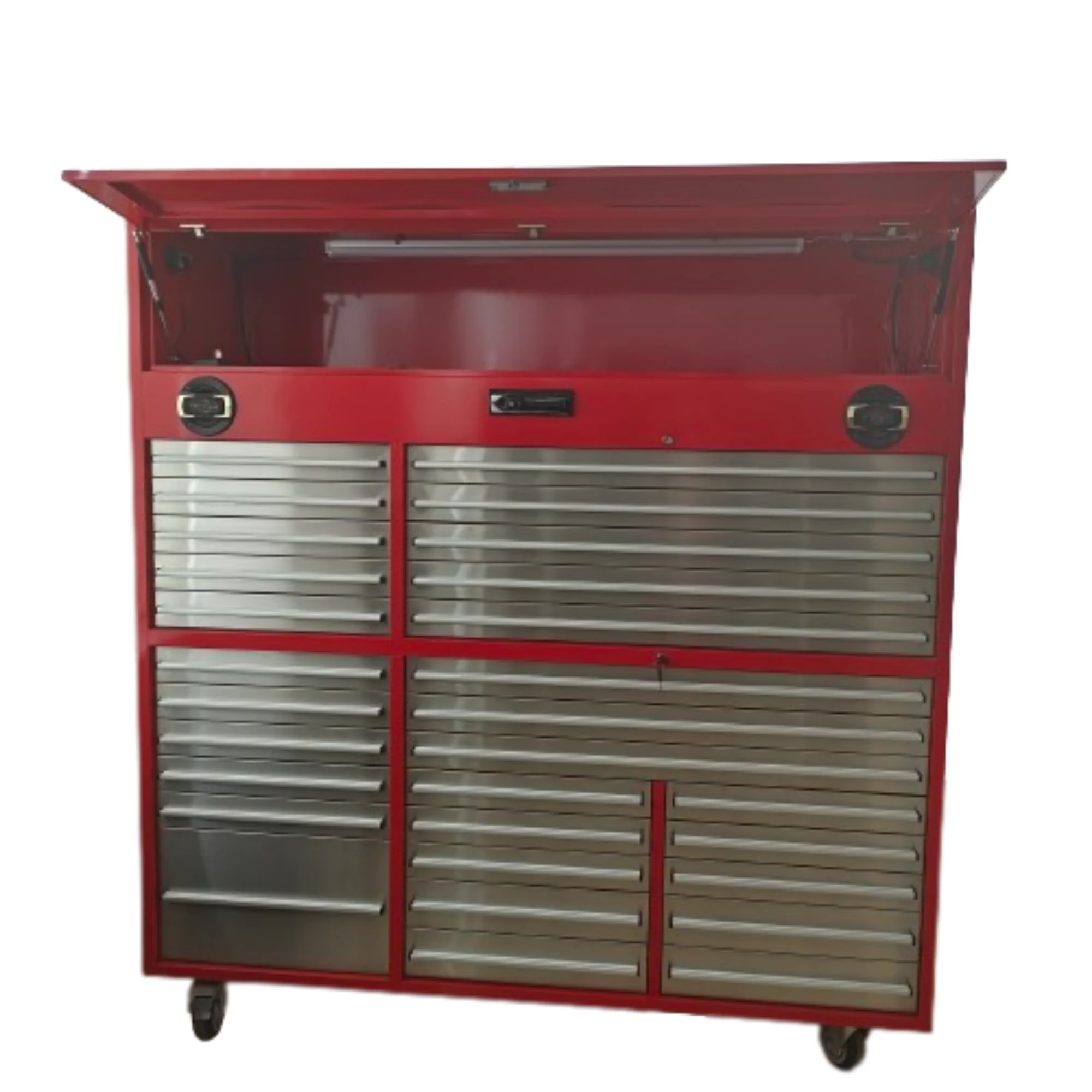 Newest design custom high quality garage workbench drawer tool storage box cabinet toolbox