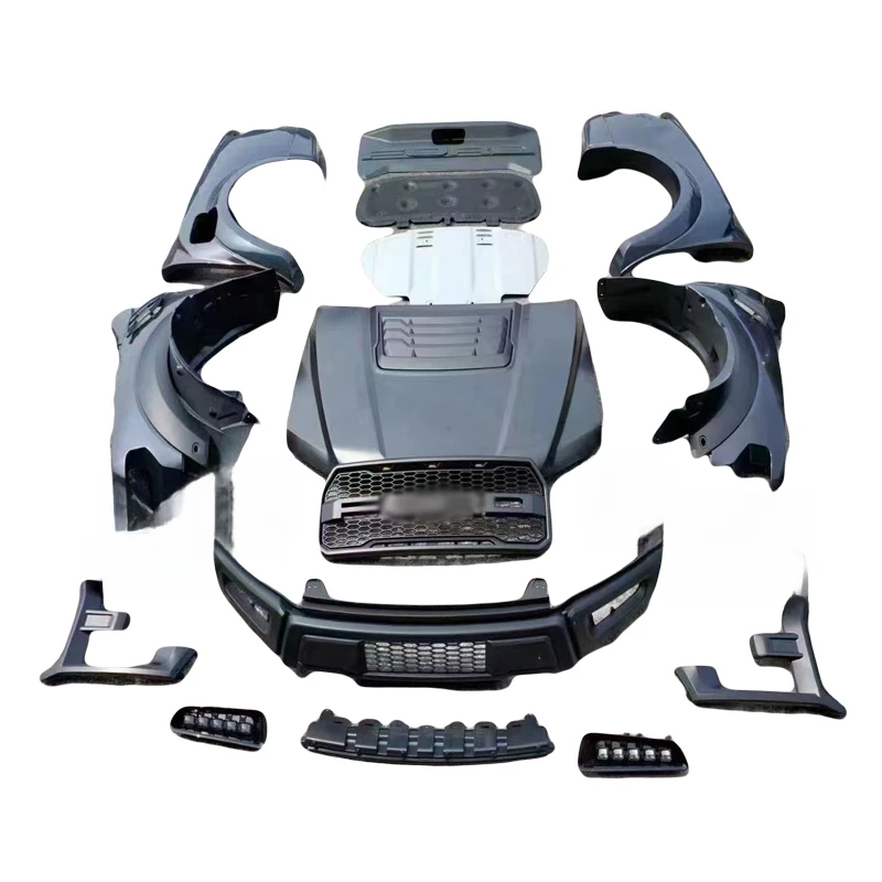 Hot Selling Raptor Style Front Bumper Conversion Kit Exterior Replacement Tuning 4x4 Off-Road for Ranger 2012-2020