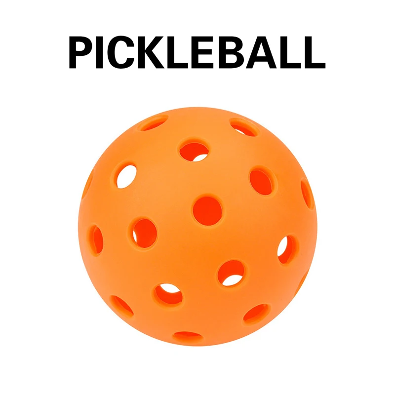 New Pickleball Injection Molded Resilient 40-Hole Ball - TPE Elasticity Ball Outdoor Sports Playing Experience