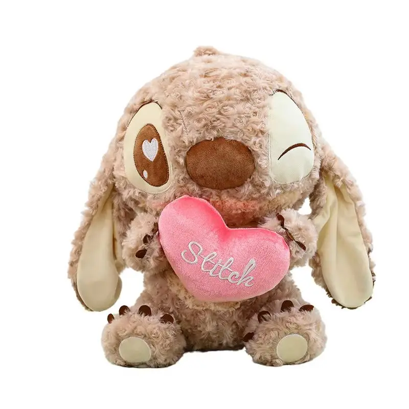 Stich Plüsch Große Cartoon Herz Umarmung Stich Plüsch Spielzeug Schokolade Stich Puppe Valentinstag Mädchen Geschenk Rose Samt Stich
