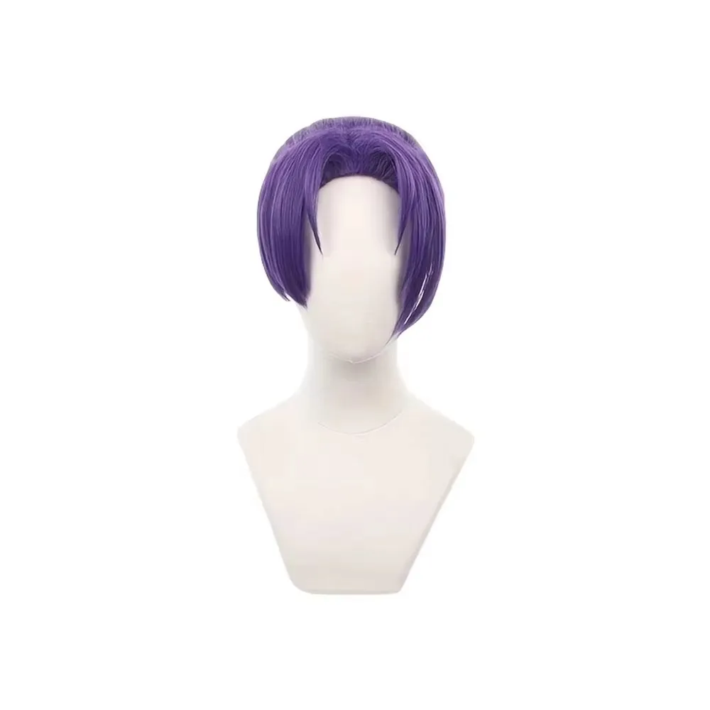 

Anime Cosplay Mikage Reo Wig Purple Ponytail Synthetic Hair Peluca For Frieren Festival Role Play Props