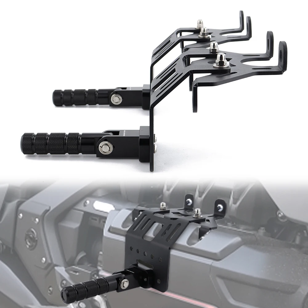 Motorcycle Rider Foot Peg Footrest Kit Adjustable Highway Peg Mounts Fit For GOLDWING 1800 GL1800 2020 2021 2022 2023 2024