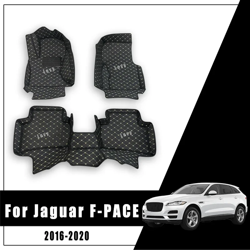 

Car Floor Mats Trunk Carpets For Jaguar F-PACE 2020 2019 2018 2017 2016 Auto Accessories Interior Parts Floorliners Foot Rugs