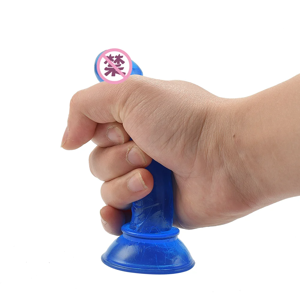 Anal Toys Small Dildo Suction Cup Large Head Soft Silicone Real Feel Penis Cock 18 Plus Adult Sex Toys For Women Men Butt Plug - Image 5
